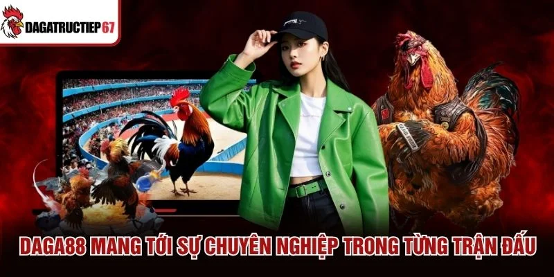 DAGA88 mang tới sự chuyên nghiệp trong từng trận đấu